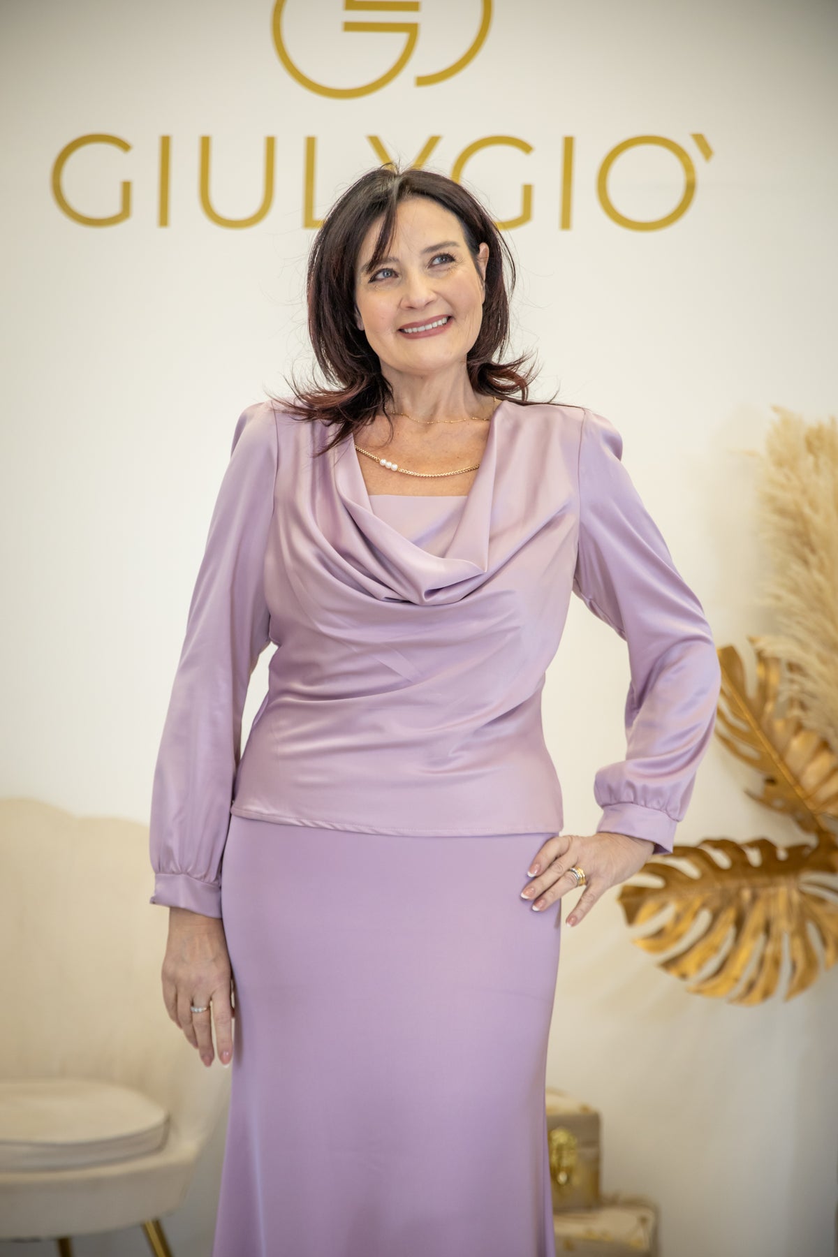 RINASCIMENTO - Camicia con collana perle Immagine principale del prodotto